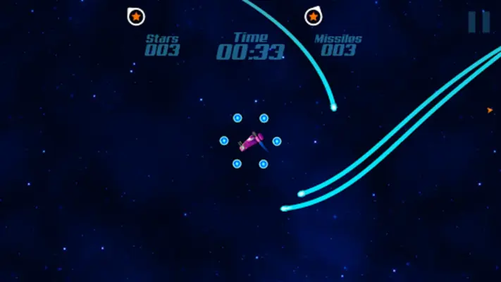 Missile Escape Space android App screenshot 1